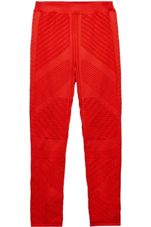 Prada Striped cotton track pants