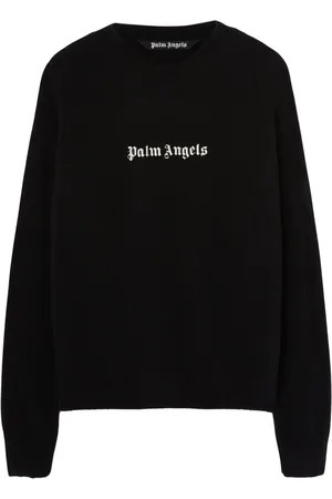 Palm Angels Logo-print crew-neck jumper