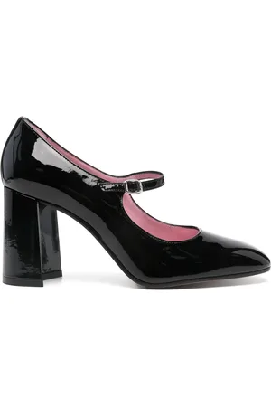 Carel 75mm leather pumps