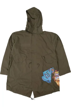 STUSSY Graphic-print parka jacket
