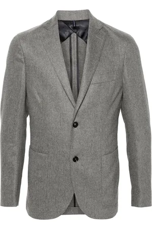 Incotex Wool-cashmere flannel jacket