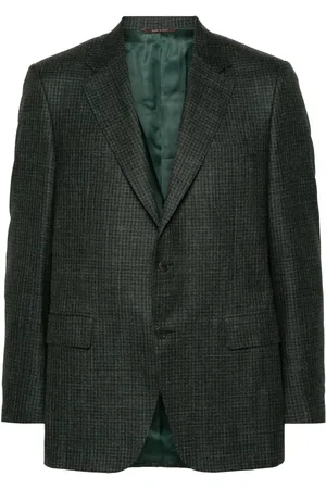 CANALI Prince of Wales-pattern blazer