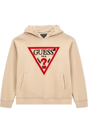 Guess Logo-embroidered hoodie