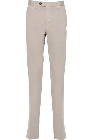 Incotex Tapered-leg cotton trousers