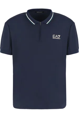 EA7 X Ventus 7 logo-print polo shirt