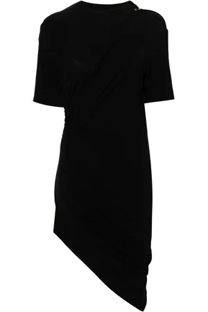MUGLER Asymmetric hem minidress