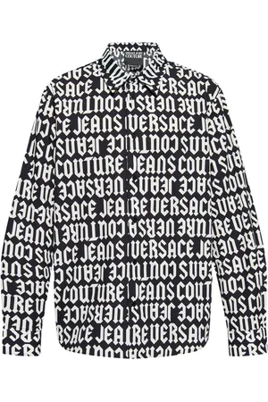 VERSACE Logo-print shirt
