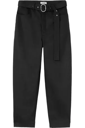 Jil Sander Tapered-leg belted jeans