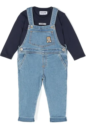 Moschino Teddy bear-patch T-shirt and dungarees
