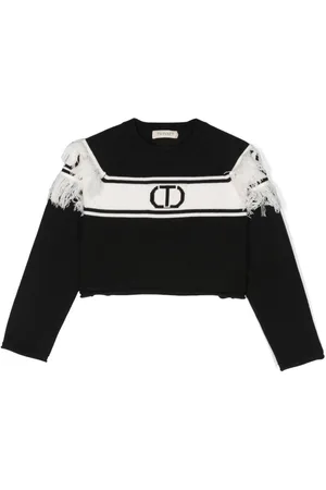 Twin-Set Logo-intarsia sweater