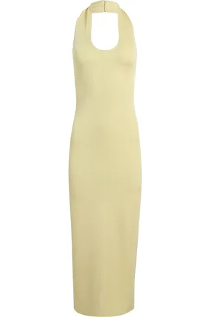 Khaite Coraline halterneck midi dress