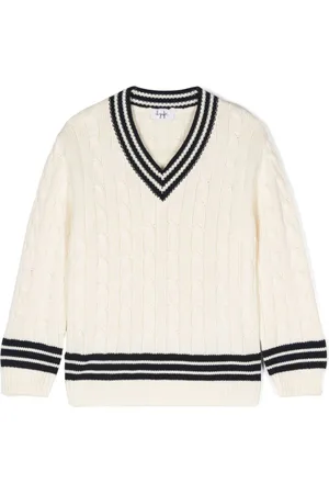 Il gufo Cable-knit organic-cotton sweater