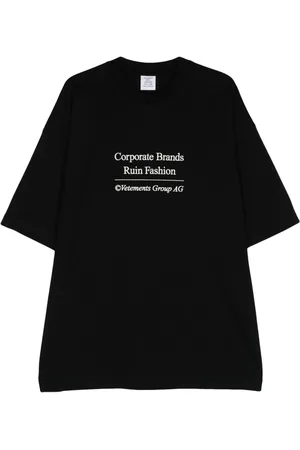 Vetements Logo-embroidered T-shirt