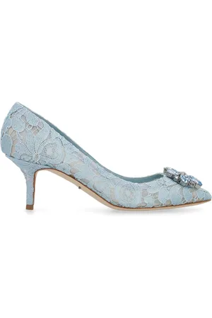 Dolce & Gabbana Rainbow Lace 60mm brooch-detail pumps