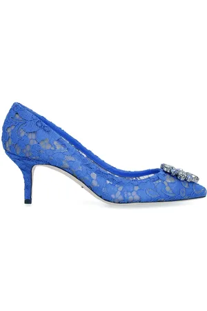 Dolce & Gabbana Rainbow Lace 60mm brooch-detail pumps