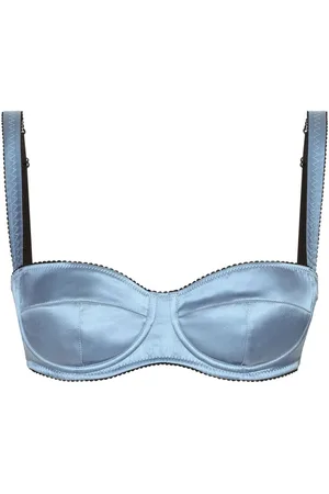 Dolce & Gabbana Satin-finish balconette-style bra