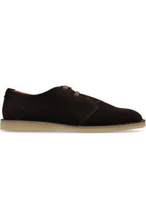 Dolce & Gabbana Logo-tag suede derby shoes