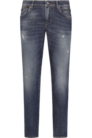 Dolce & Gabbana Distressed-effect skinny jeans