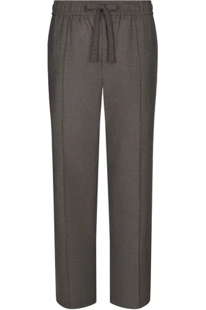 Dolce & Gabbana Drawstring-waist wool trousers