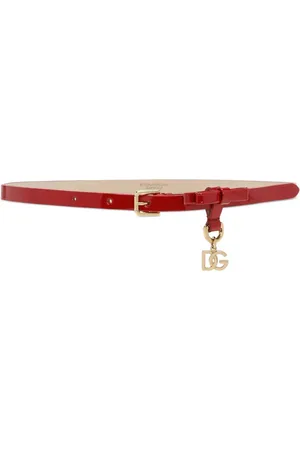 Dolce & Gabbana DG-logo leather belt