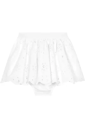 Dolce & Gabbana Broderie-anglaise cotton skirt