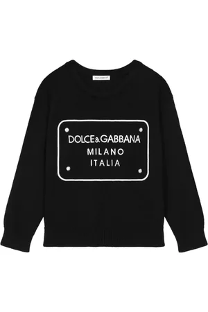 Dolce & Gabbana Logo-embroidered wool jumper