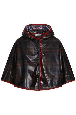 Dolce & Gabbana Check-print cape coat