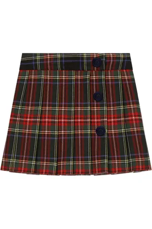 Dolce & Gabbana Tartan-check print skirt