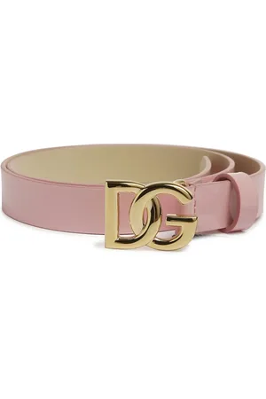 Dolce & Gabbana DG logo leather belt