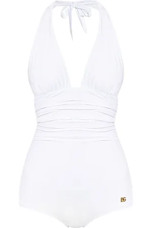 Dolce & Gabbana Plunge-neck swimsuit