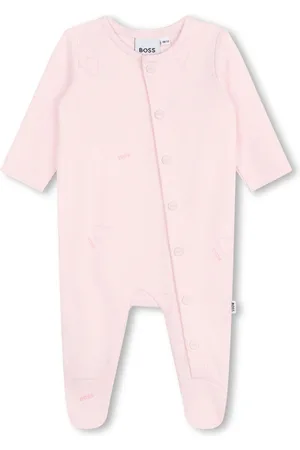 HUGO BOSS All-over logo print pyjamas and headband set