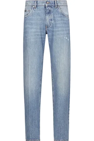 Dolce & Gabbana Logo-embroidered jeans