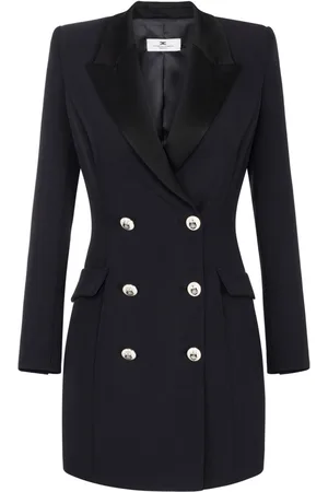Elisabetta Franchi Double-breasted coat dress