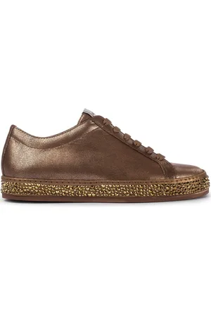 LE SILLA Andrea crystal-embellished sole sneakers