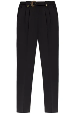 VERSACE Belted tailored trousers