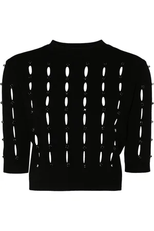 Liu Jo Cut-out rhinestoned top
