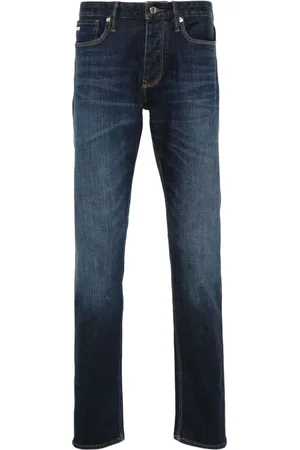 Emporio Armani Logo-plaque jeans