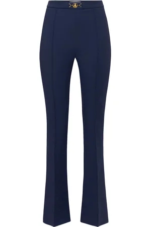 Elisabetta Franchi Horsebit-detail flared trousers
