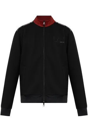 EA7 Logo-print jacket