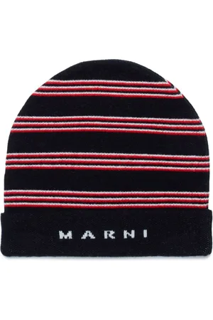Marni Striped knit beanie