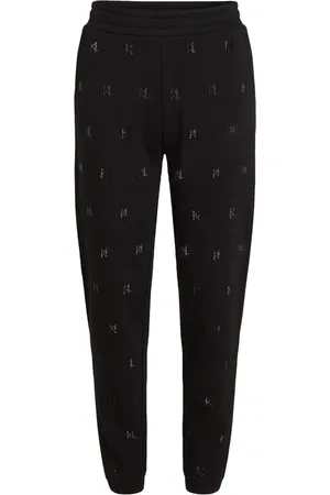 Karl Lagerfeld Rhinestone-embellished track pants