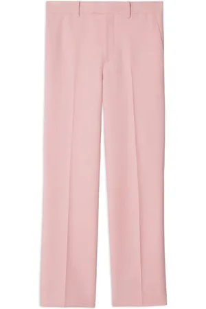 Burberry Pressed-crease wool tailored trousers