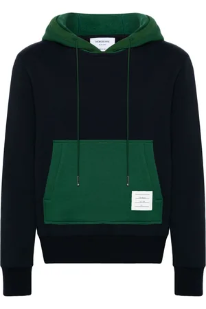 Thom Browne Colour-block cotton hoodie