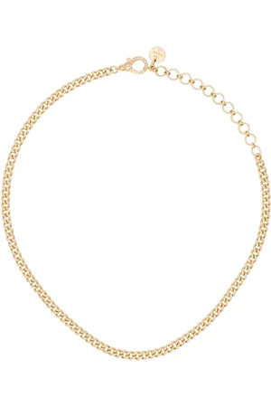Shay 18kt yellow Baby Link pavé diamond choker