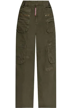 Dsquared2 Mid-rise cotton cargo trousers