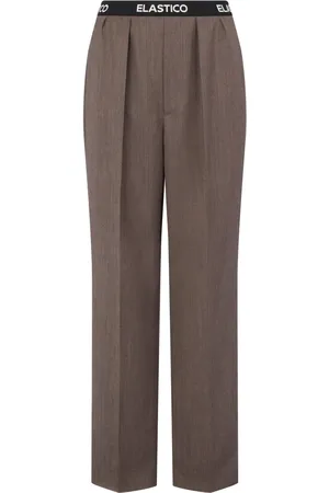 Moschino Virgin-wool twill trousers