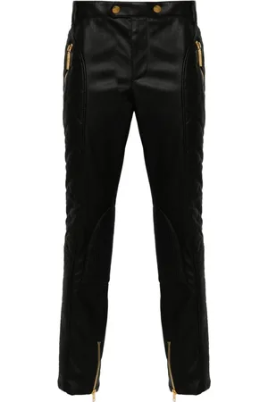 Moschino Quilted-detailed trousers