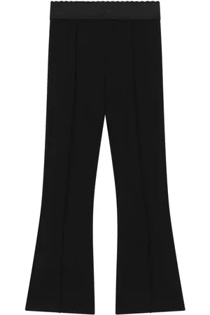 Dolce & Gabbana Logo-embroidered flared pants