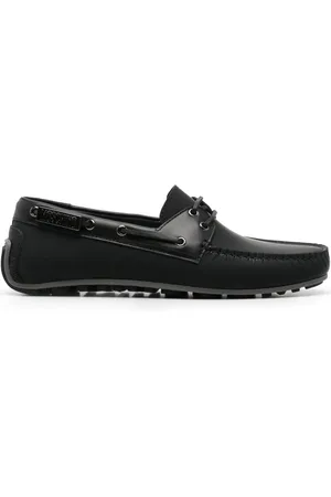 Moschino Logo-plaque boat shoes
