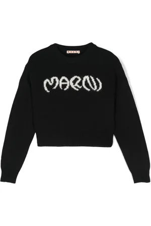 Marni Logo-intarsia sweater